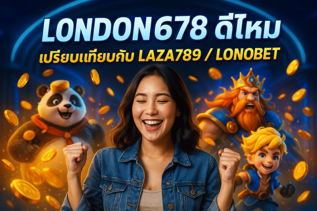 LONDON678 ดีไหม เปรียบเทียบกับ LAZA789 / LONOBET