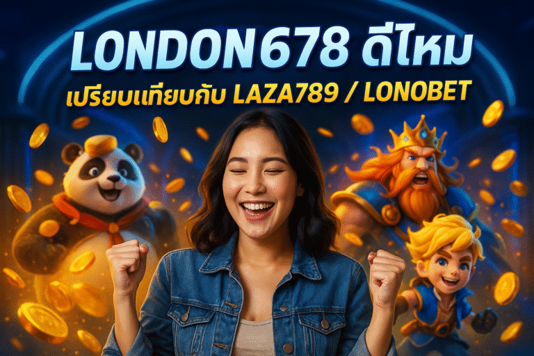 LONDON678 ดีไหม เปรียบเทียบกับ LAZA789 / LONOBET