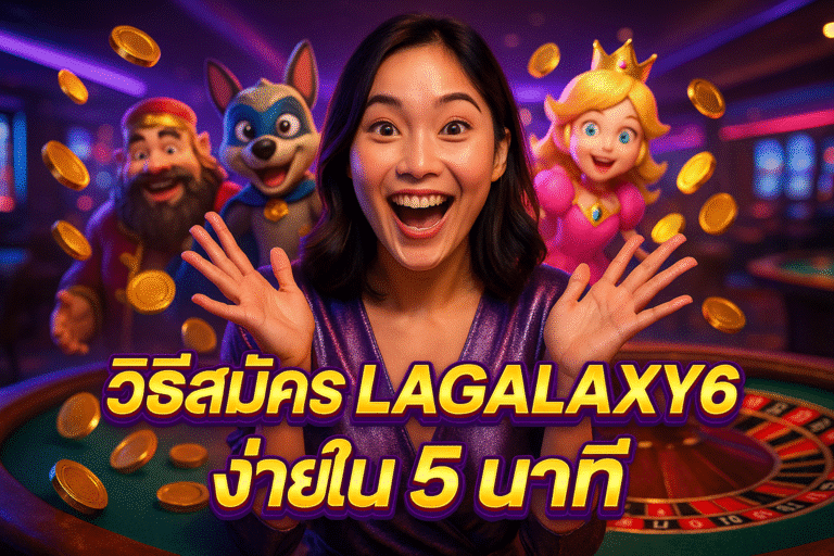 วิธีสมัคร LAGALAXY6 ง่ายใน 5 นาที