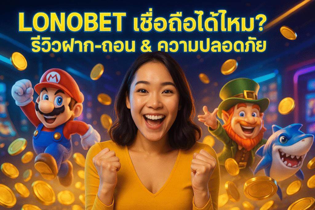 LONOBET เชื่อถือได้ไหม? รีวิวฝาก-ถอน & ความปลอดภัย